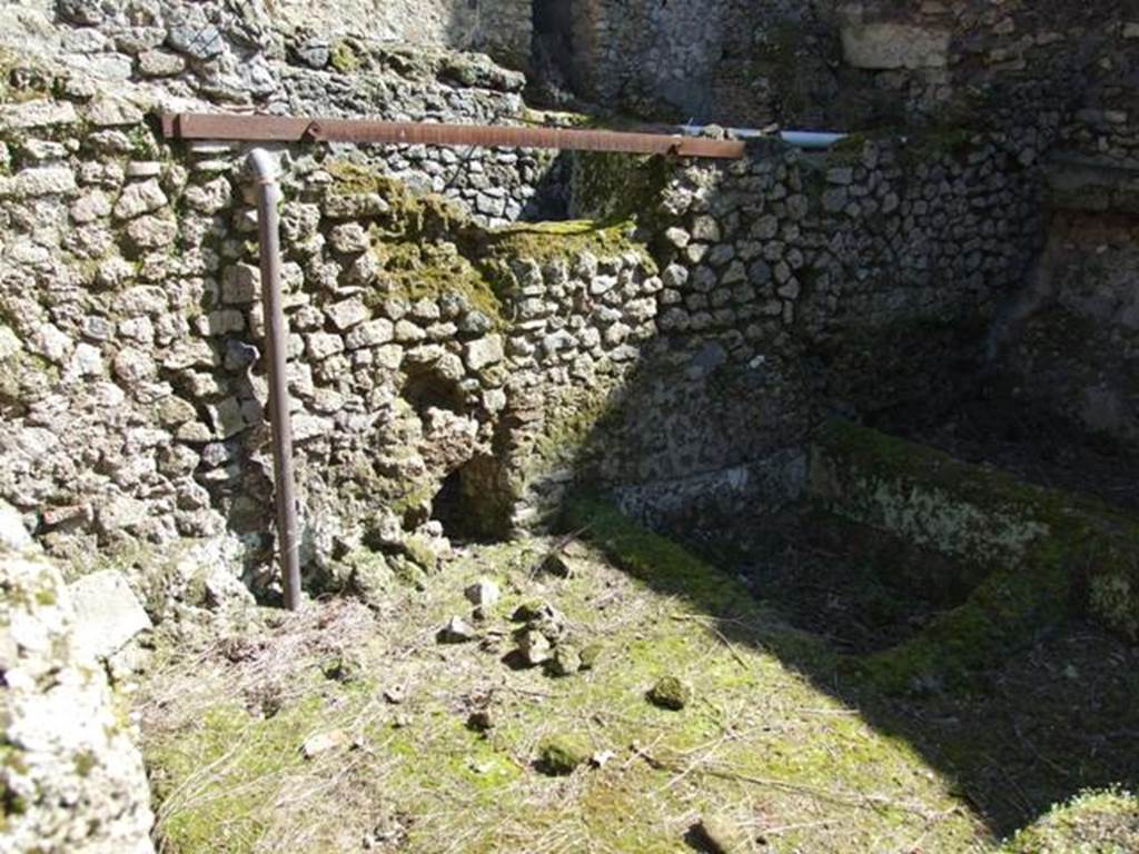 I.10.4 Pompeii. March 2009. Looking south across area S.