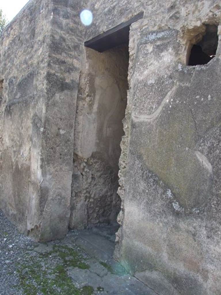 I.10.7 Pompeii. March 2009.  Doorway to room 6.