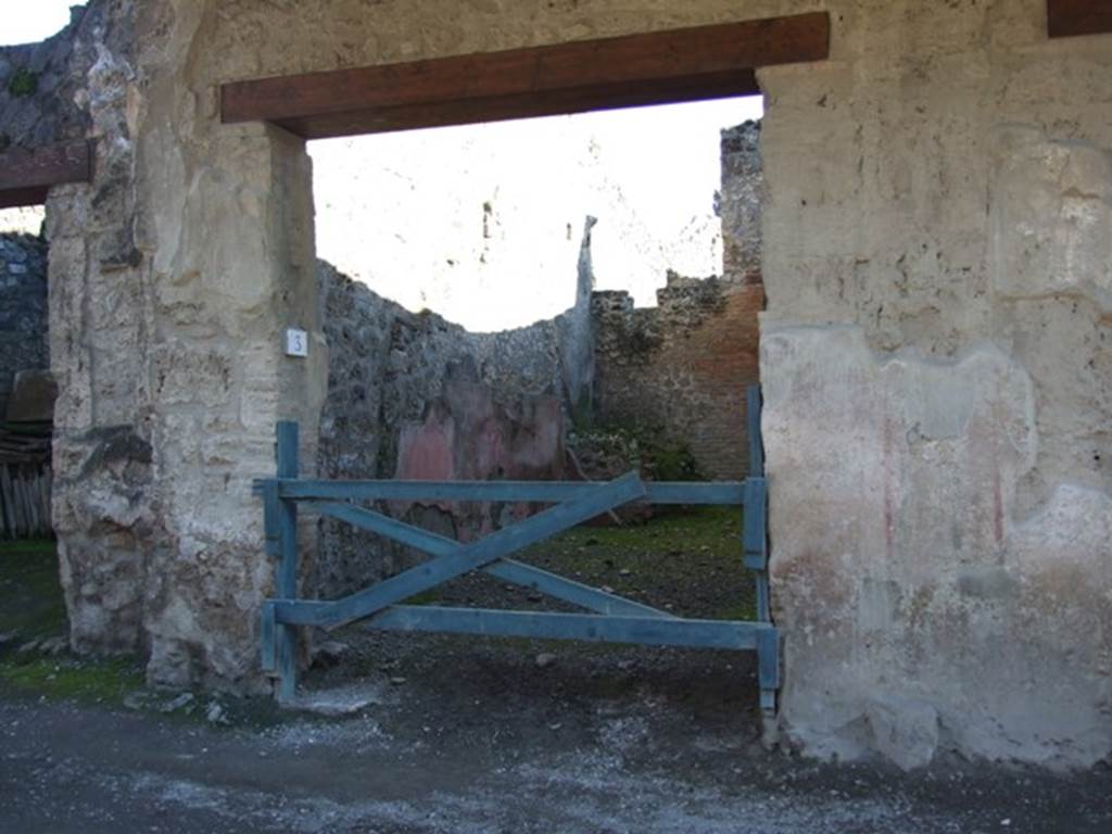 I.11.3 Pompeii.  March 2009. Entrance.