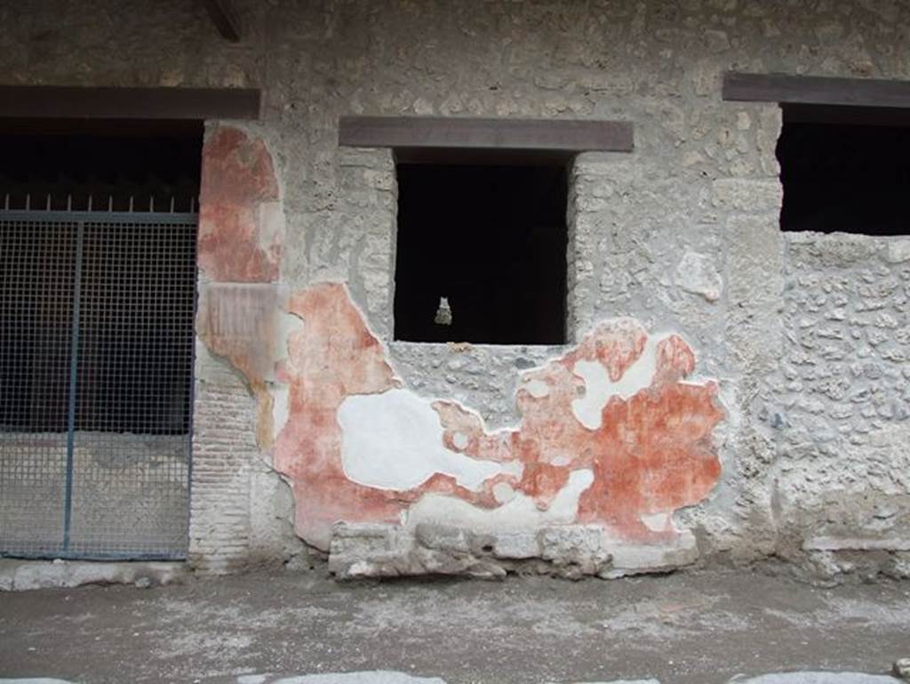 I.12.3 Pompeii, December 2018. Detail of graffiti on the west side of the doorway. Photo courtesy of Aude Durand.