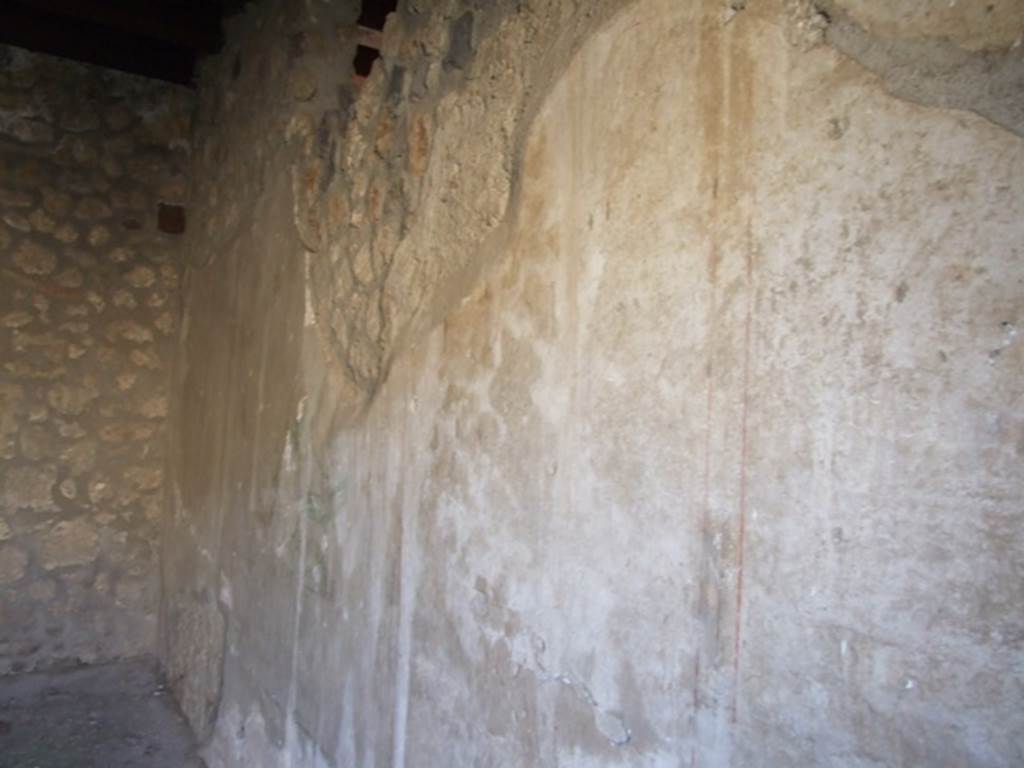 I.12.9 Pompeii. December 2007. Triclinium in south-east of atrium, west wall.