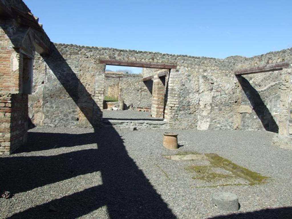 I.13.12 Pompeii. March 2009.  Looking north across atrium and impluvium.