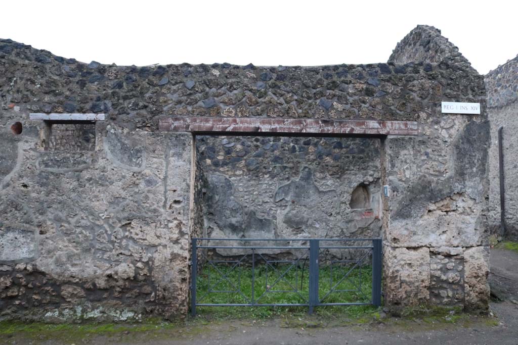 I.14.8 Pompeii. December 2018. Looking south towards entrance doorway. Photo courtesy of Aude Durand.