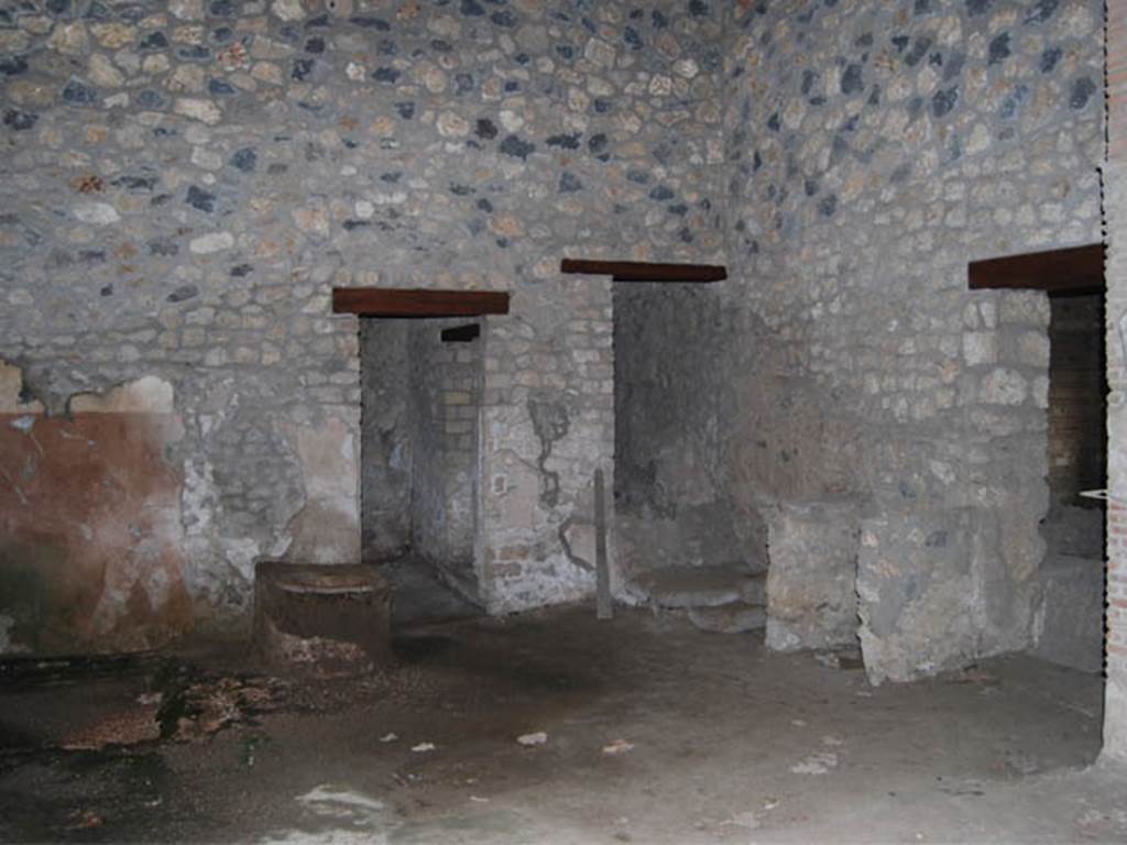 I.14.15 Pompeii. May 2003. East side of room on north side of bar-room.
Photo courtesy of Nicolas Monteix.
