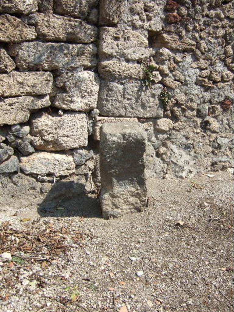 Stone or altar in road at I.25 NW tip.