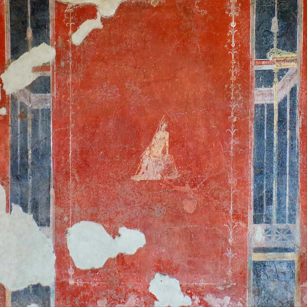 II.2.2 Pompeii. May 2016. Room “b”, west wall of ala. Fresco in fourth style. Photo courtesy of Davide Peluso.
