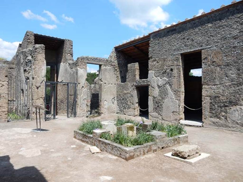 II.2.2 Pompeii. May 2016. Room 2, looking north-east across atrium. Photo courtesy of Buzz Ferebee.