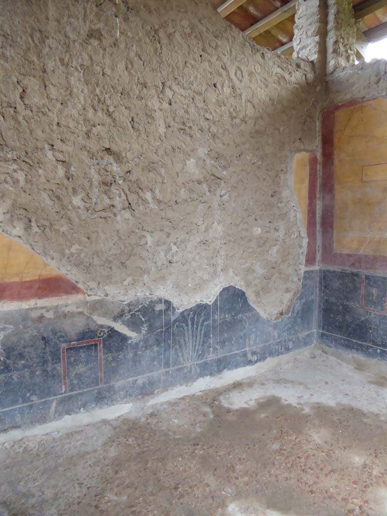 II.2.2 Pompeii. January 2017. Room “c”, north wall and north-east corner.
Foto Annette Haug, ERC Grant 681269 DÉCOR.

