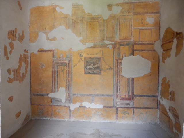 II.2.2 Pompeii. May 2016. Room “h”, East wall and ceiling.
Photo courtesy of Buzz Ferebee.
