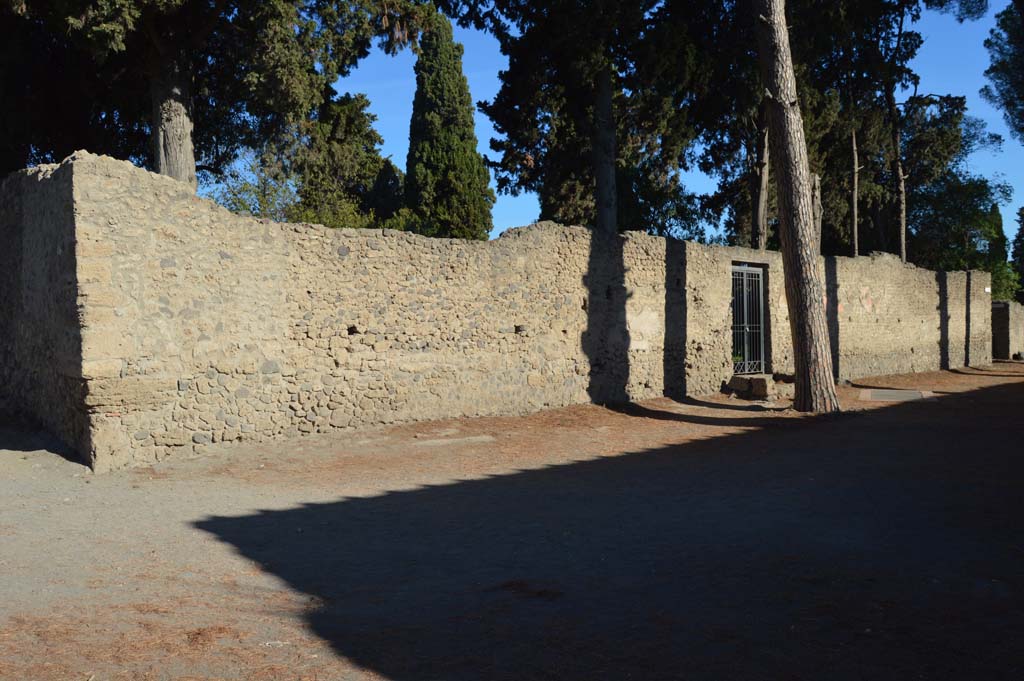 II.2.5 Pompeii. October 2017. Looking east along south side of insula II.2, with entrance doorway leading to garden area, at II.2.5.
Foto Taylor Lauritsen, ERC Grant 681269 DÉCOR.
