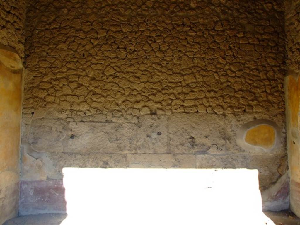 II.3.3 Pompeii.  March 2009.   Room 9.  Oecus.  East wall.


