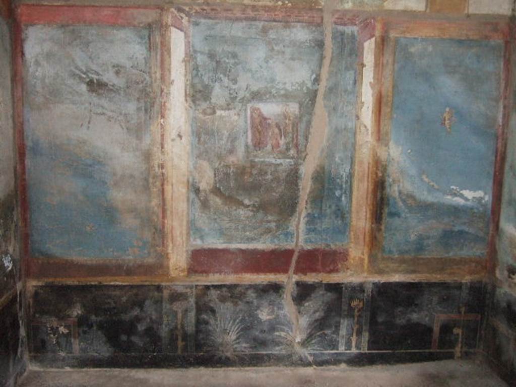 II.3.3 Pompeii. December 2005. Room 10, south wall of cubiculum.
