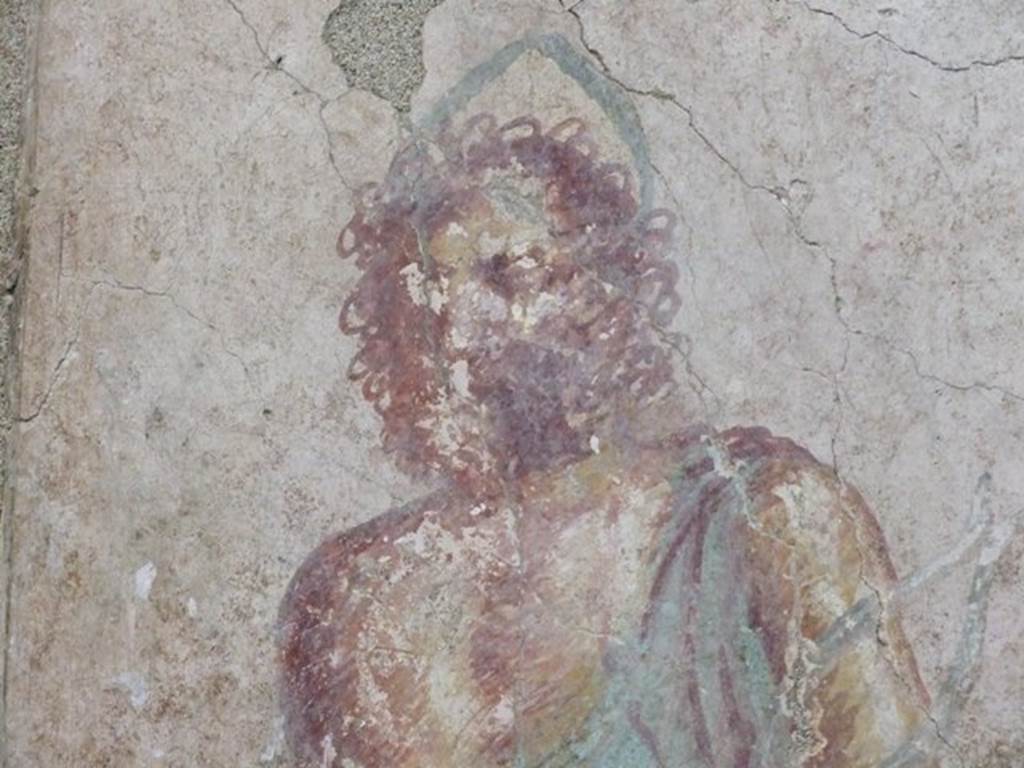 II.3.8 Pompeii.  Detail of picture of a God, possibly Vulcanus or Hephaistos.   SAP Inventory number 21631.