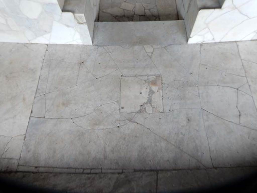 II.4.6 Pompeii. May 2016. Detail of triclinium flooring. Photo courtesy of Buzz Ferebee.