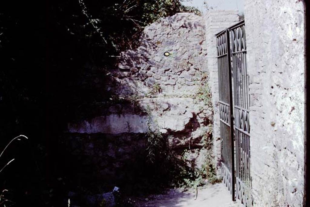 II.5.3 Pompeii. 1972. Looking west towards interior of entrance doorway. Photo by Stanley A. Jashemski. 
Source: The Wilhelmina and Stanley A. Jashemski archive in the University of Maryland Library, Special Collections (See collection page) and made available under the Creative Commons Attribution-Non Commercial License v.4. See Licence and use details. J72f0553

