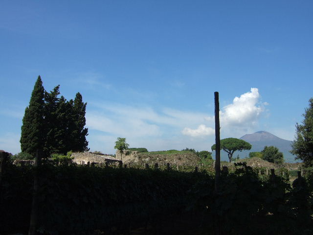 II.5.5 Pompeii. September 2005. Triclinium on east side of doorway.