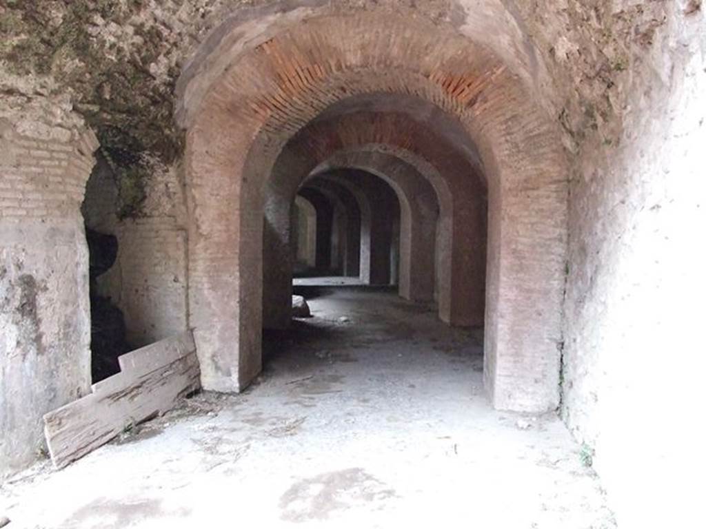 II.6 Pompeii. May 2016. Corridor under Amphitheatre, south-west side, leading north-west. Photo courtesy of Buzz Ferebee.
