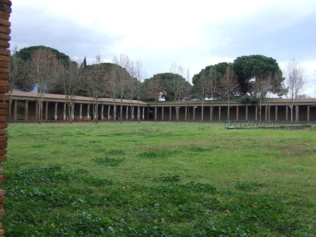 II.7 Pompeii. June 2019. Looking towards south-west corner, from pool. Photo courtesy of Buzz Ferebee.