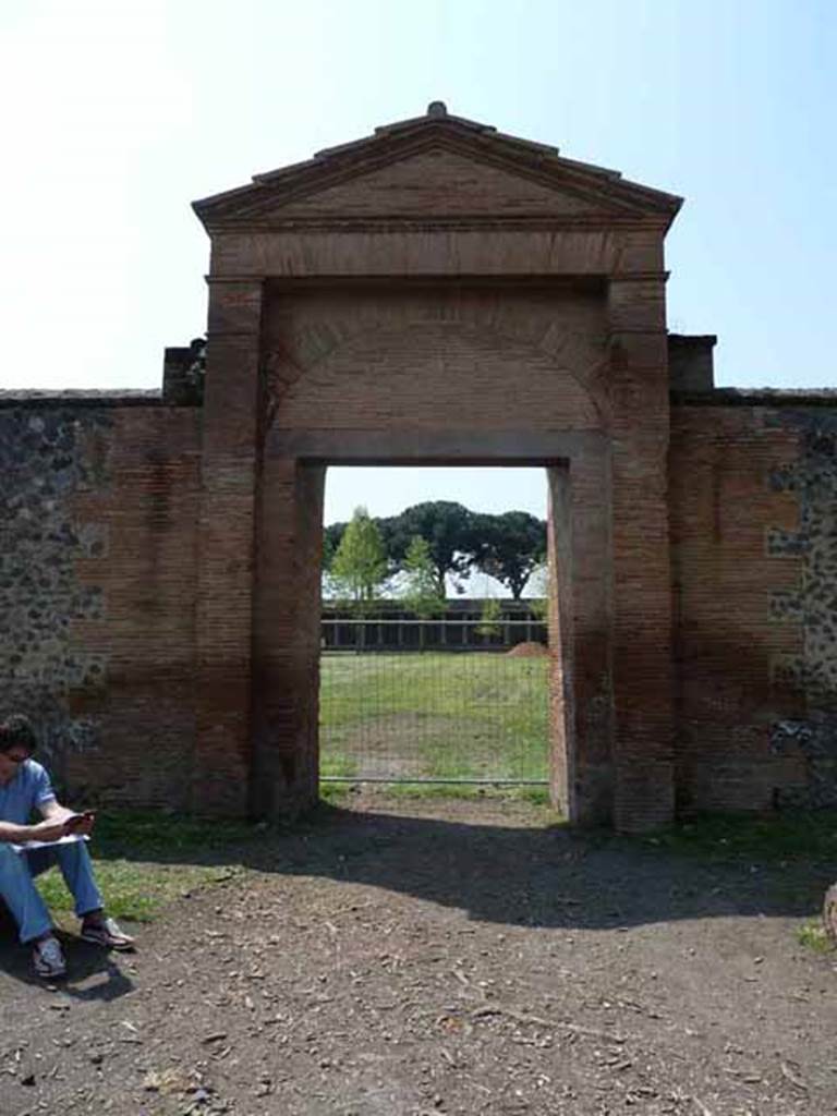 II.7.4 Pompeii. Palaestra. May 2010. Entrance.