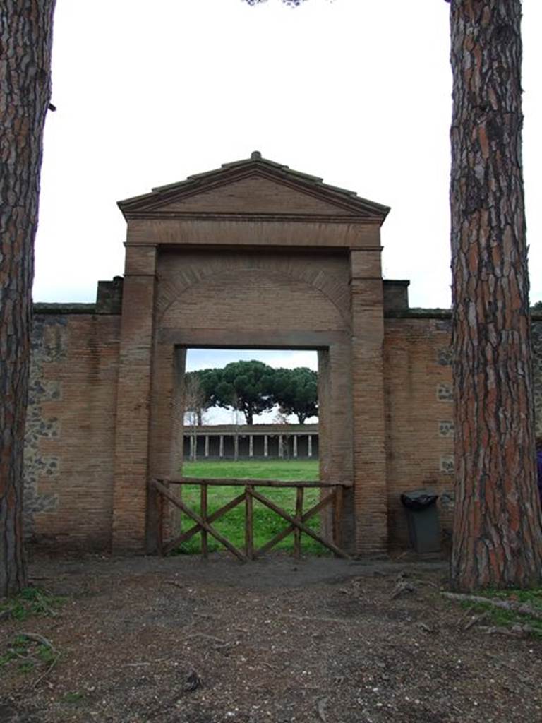 II.7.4 Pompeii. Palaestra. December 2006. Entrance.