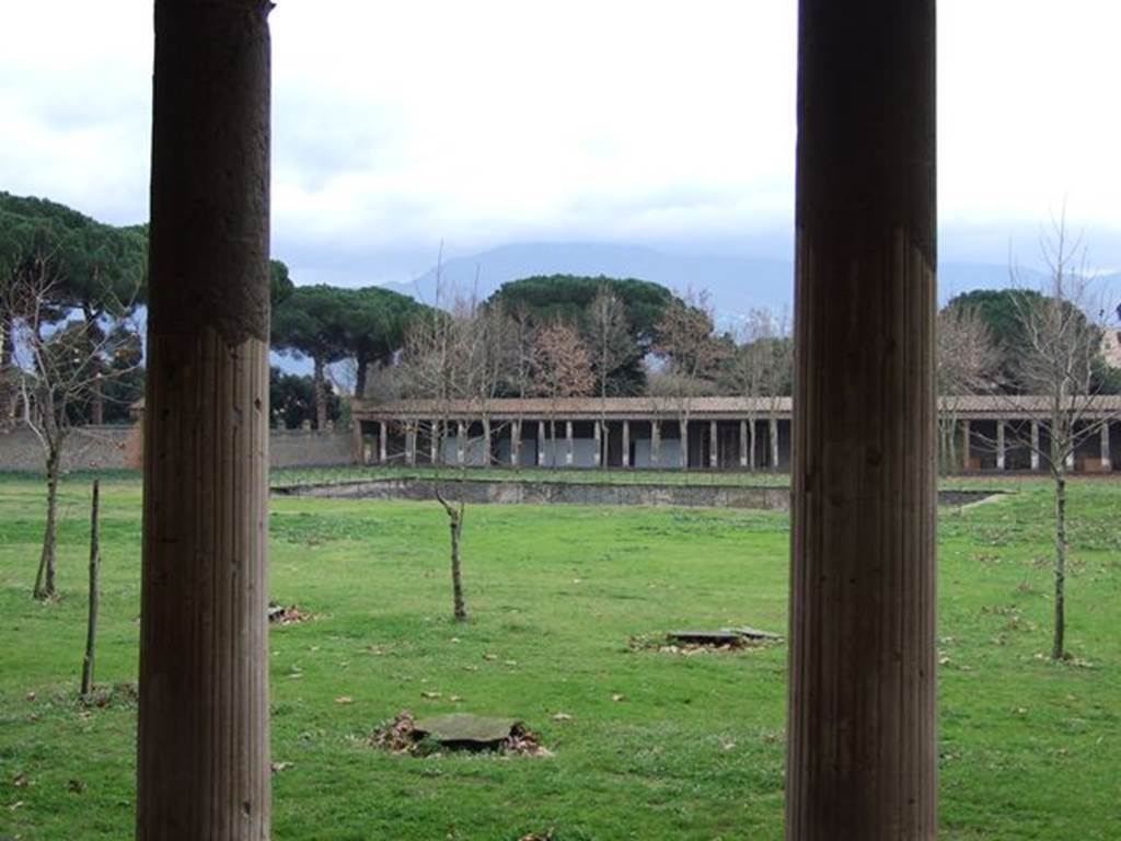 II.7.7 Pompeii. Palaestra. December 2006. View of Piscina or swimming pool. 