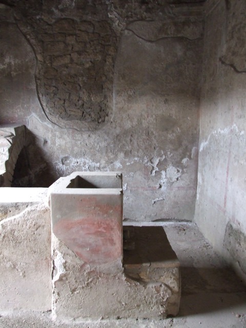 II.8.2 Pompeii. December 2018. 
Looking into II.8.3 from entrance corridor. Photo courtesy of Aude Durand.
