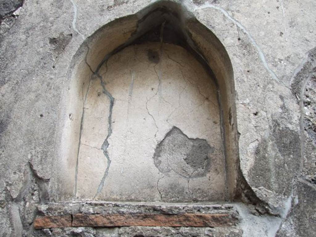 II.8.5 Pompeii. December 2007. Lararium niche in north-east corner of atrium area.