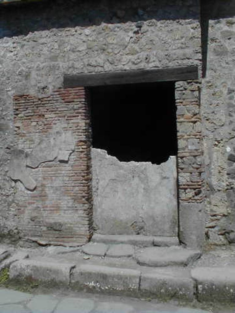 II.9.3 Pompeii. May 2005. Entrance on Via di Nocera. 