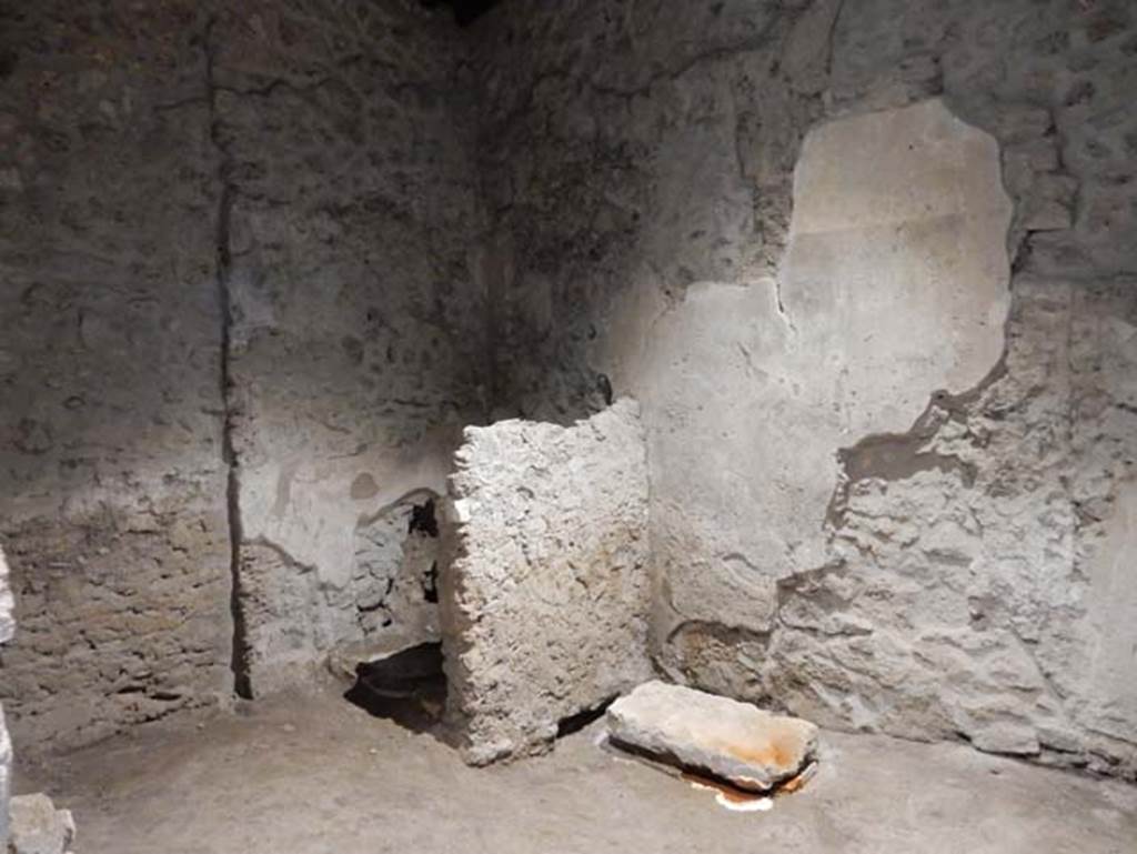 II.9.3, Pompeii. May 2018. Room 13, stairs to upper floor in north-east corner. Photo courtesy of Buzz Ferebee. 