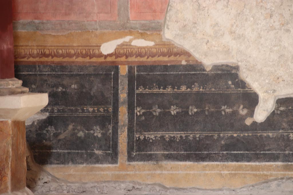 V.2.i Pompeii. Room 21, barrel vaulted ceiling in corinthian oecus.  Under restoration in December 2007.
