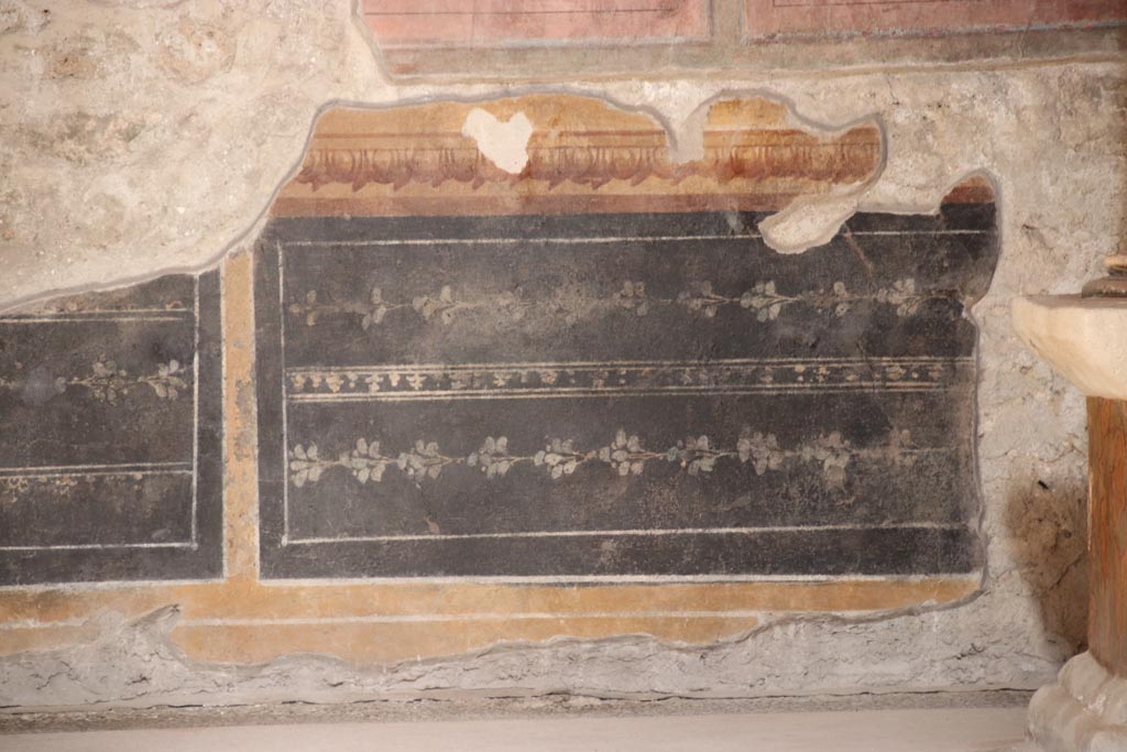 V.2.i Pompeii. Room 21, barrel vaulted ceiling in corinthian oecus.  Under restoration in December 2007.

