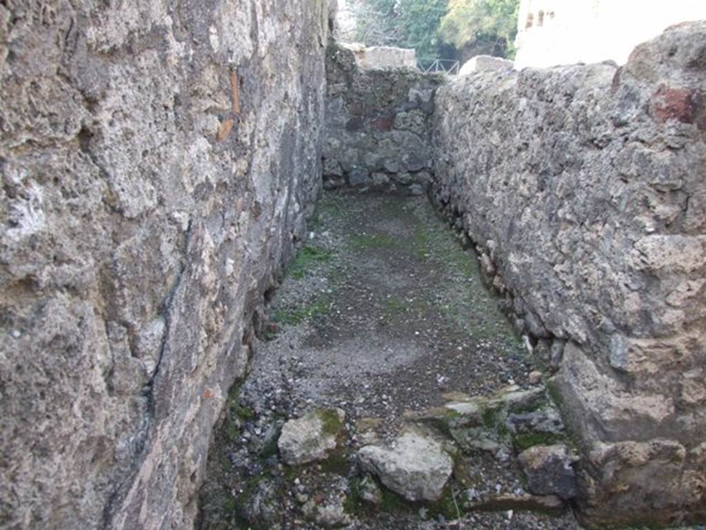 VI.1.10 Casa del Chirurgo or House of the Surgeon.  Room 13.  Room at end of corridor to west of kitchen.