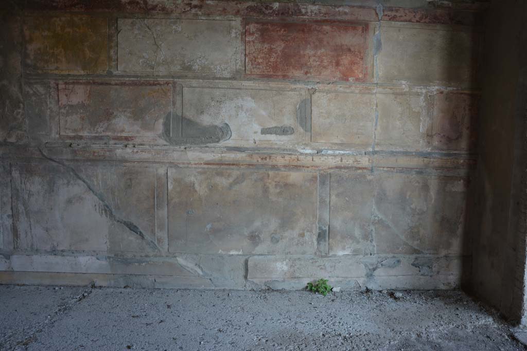 VI.2.4 Pompeii. March 2019. Lower north wall of oecus.
Foto Annette Haug, ERC Grant 681269 DÉCOR.
