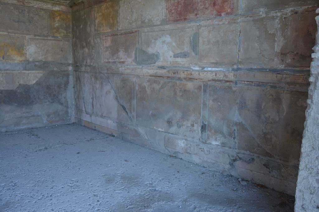 VI.2.4 Pompeii. December 2017. Lower north wall of oecus.
Foto Annette Haug, ERC Grant 681269 DÉCOR.

