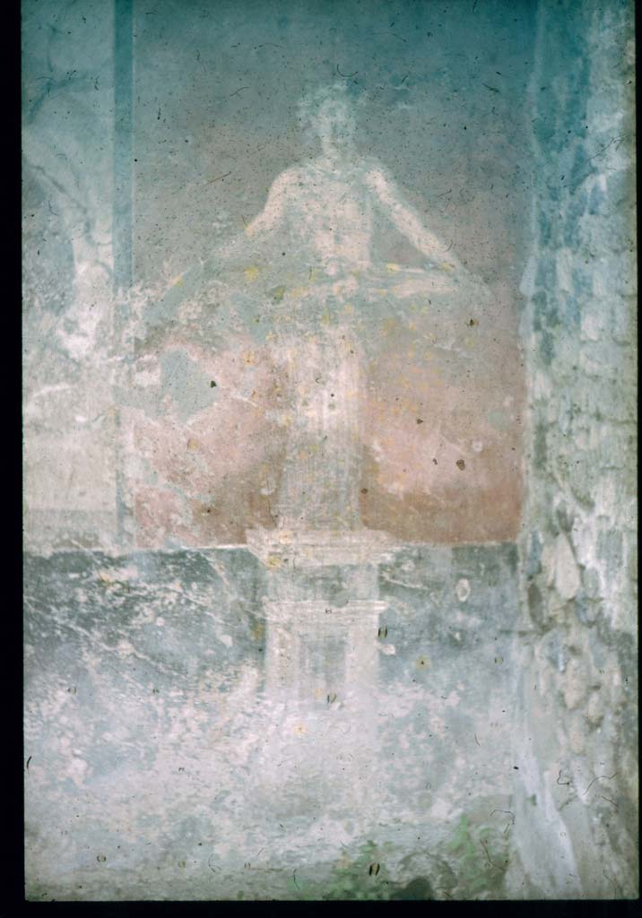 VI.2.4 Pompeii. Wall Painting of nymph.
Photographed 1970-79 by Günther Einhorn, picture courtesy of his son Ralf Einhorn.
