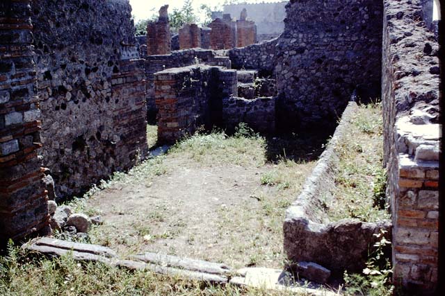 VI.3.28 Pompeii. May 2005. Entrance. Looking west.