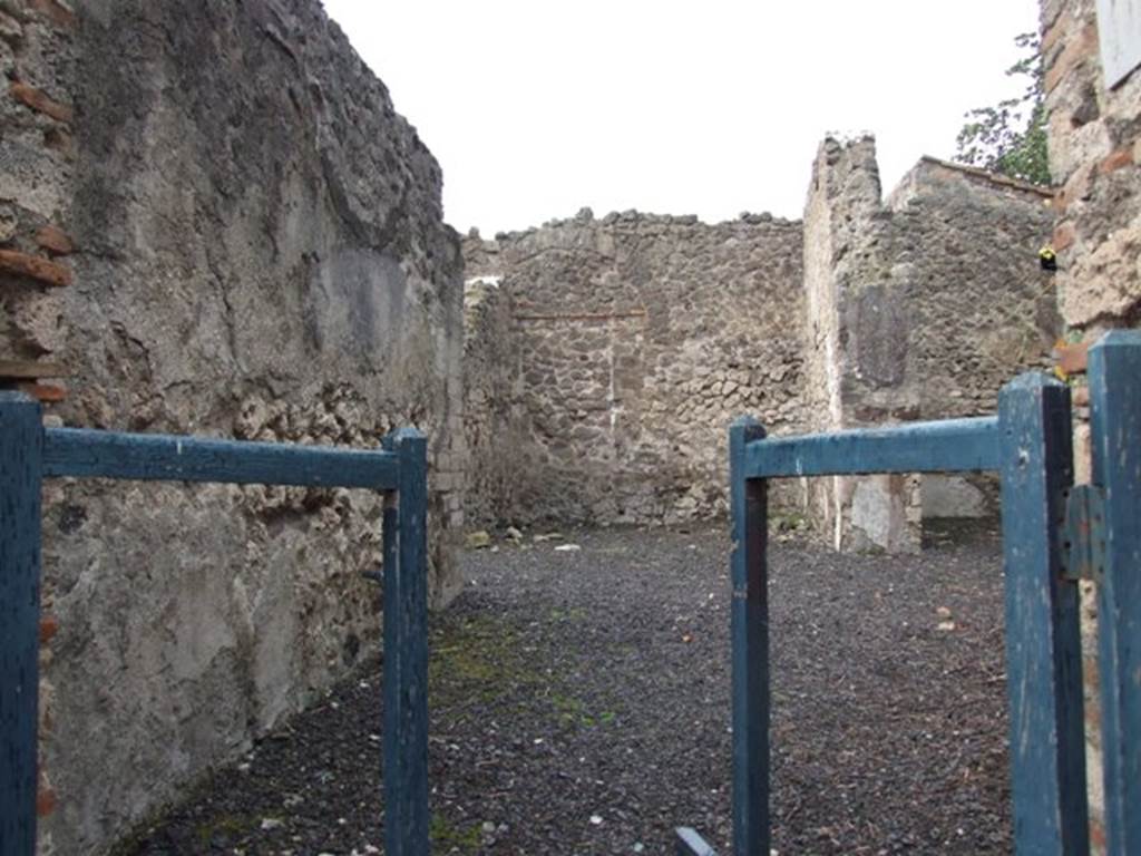 VI.6.10 from Entrance.   At far end in the west wall is a blocked door that would have led through to room 20 of VI.6.1.