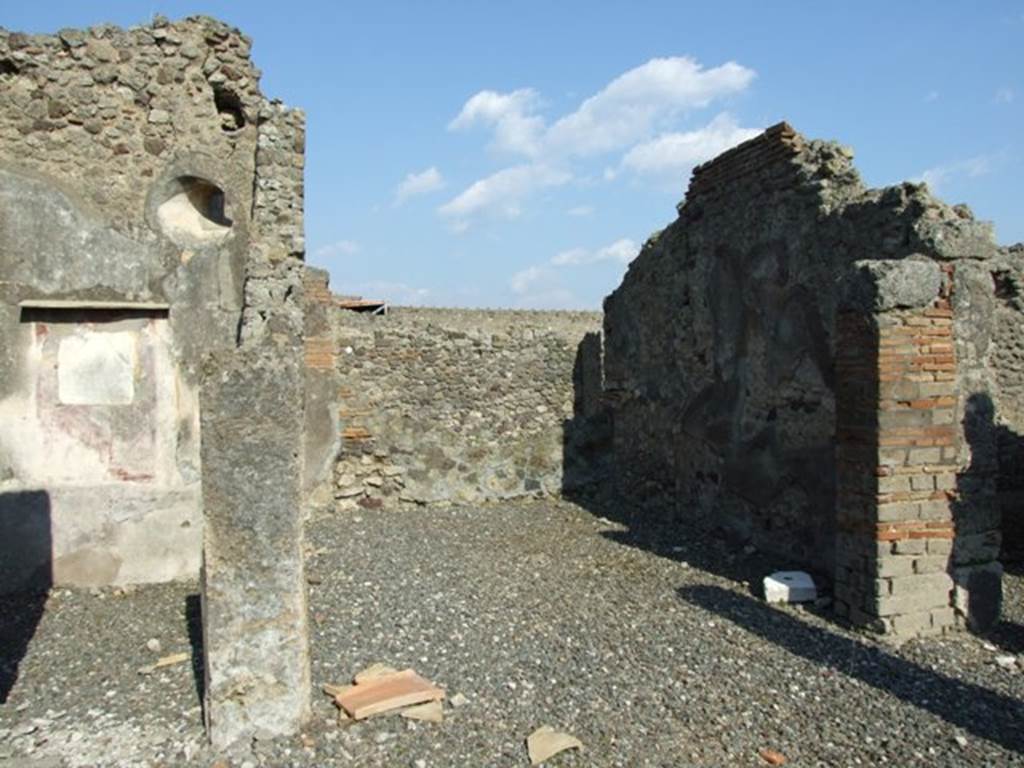 VI.7.3 Pompeii.  September 2005. North wall.