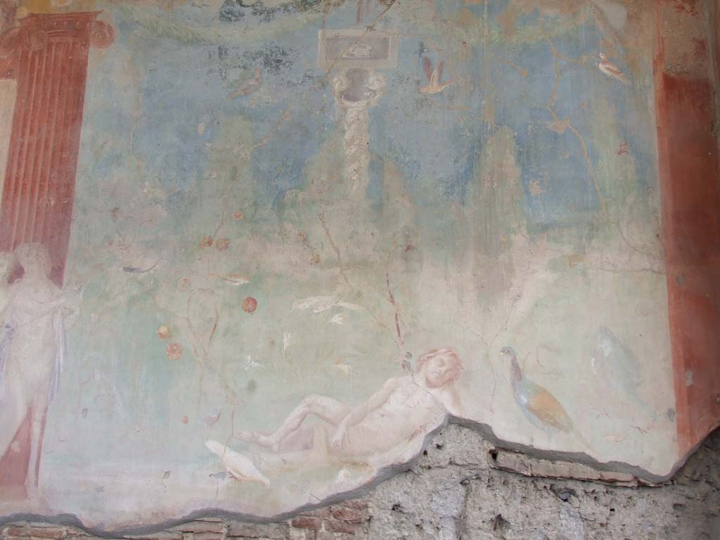 VI.7.18 Pompeii. Peristyle. Large wall painting. Photographed 1970-79 by Günther Einhorn, picture courtesy of his son Ralf Einhorn.