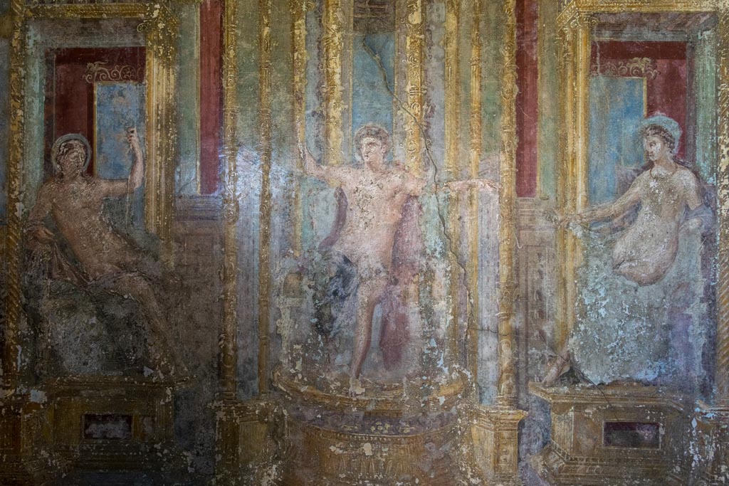 VI.7.23 Pompeii. December 2006. Mosaic floor of south alcove in cubiculum.
