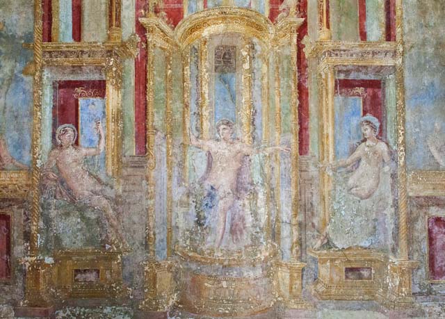 VI.7.23 Pompeii. December 2006. Mosaic floor of south alcove in cubiculum.
