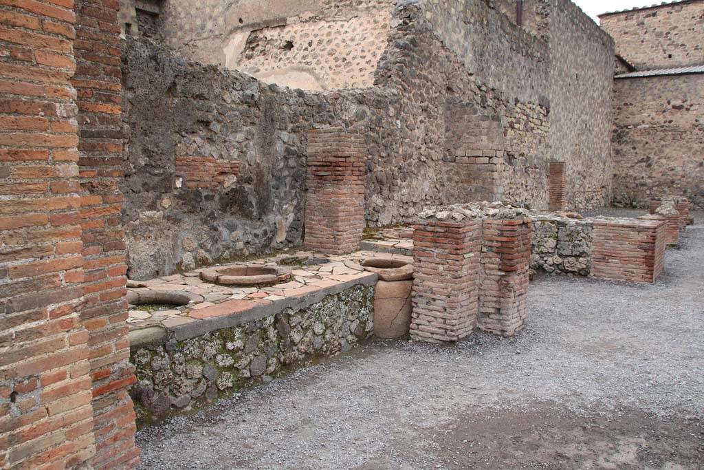 VI.8.8 Pompeii. April 2014. Looking north along west side. Photo courtesy of Klaus Heese.