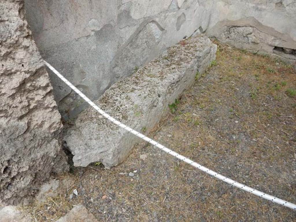 VI.8.22 Pompeii. May 2017. Room 17, lower west wall. Photo courtesy of Buzz Ferebee.