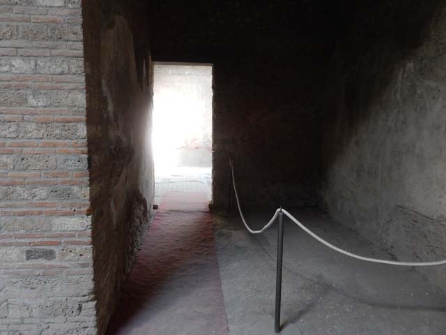 VI.8.23 Pompeii. May 2017. Looking north through doorway from room in VI.8.23, with doorway to VI.8.24 Photo courtesy of Buzz Ferebee.

