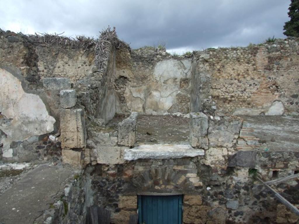 VI.10.7 Pompeii.  March 2009.  Room 9.  Room on north side of house at upper level.