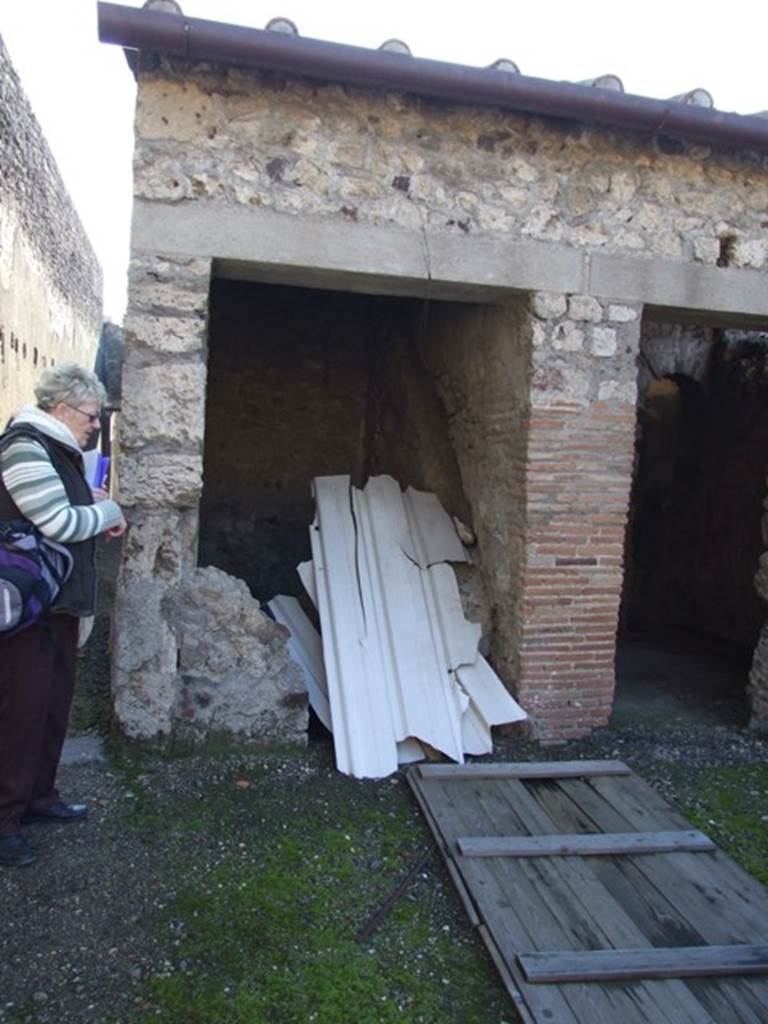 VI.11.9 Pompeii. December 2007. Room 58/59, baths area.