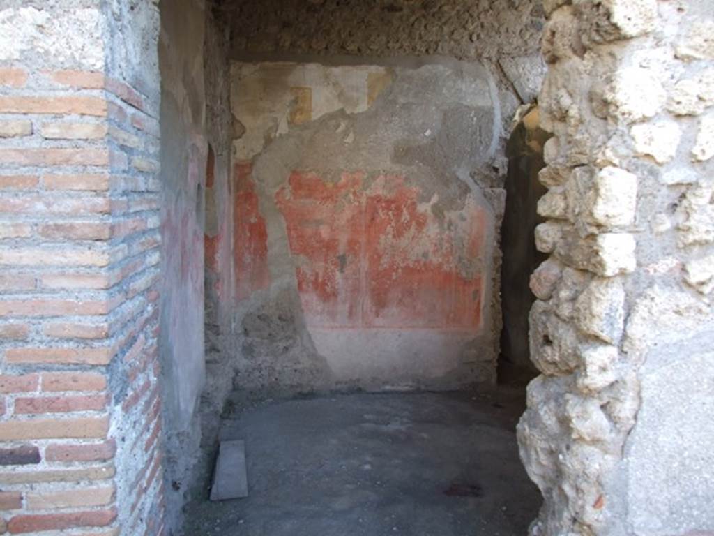 VI.11.9 Pompeii. December 2007. Room 20, room leading into baths complex, apodyterium.

