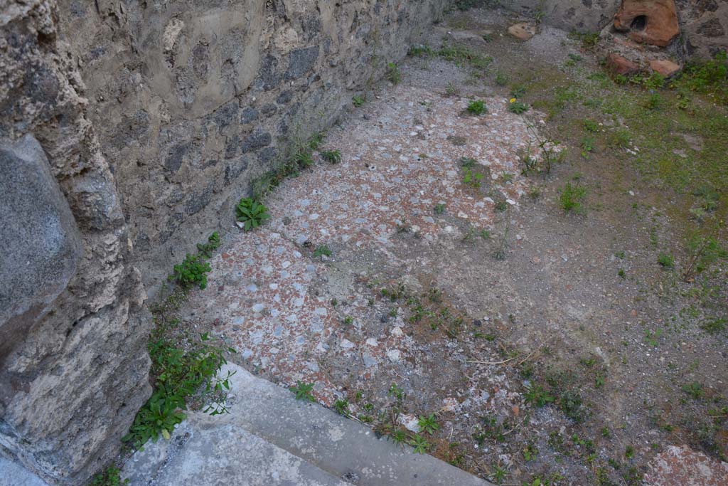 VI.11.10 Pompeii. October 2017. Room 26, detail of flooring near north wall.
Foto Annette Haug, ERC Grant 681269 DÉCOR

