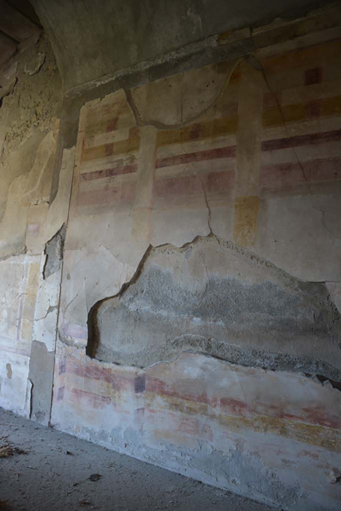 VI.11.10 Pompeii. December 2017. Room 39, west wall at north end, looking south. 
Foto Annette Haug, ERC Grant 681269 DÉCOR

