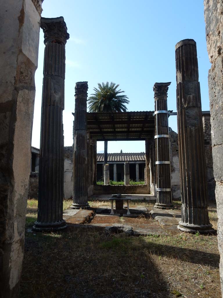 VI.11.10 Pompeii. April 2018. Looking north from entrance corridor towards impluvium in Tetrastyle atrium. Photo courtesy of Ian Lycett-King. Use is subject to Creative Commons Attribution-NonCommercial License v.4 International.
